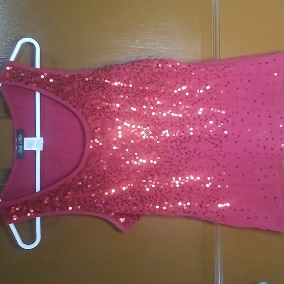 Only Nine sequins tank top from the 90's - Picture 3 of 4